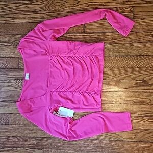 Aritzia Wilfred Pink Lydia Top Size Medium NWT